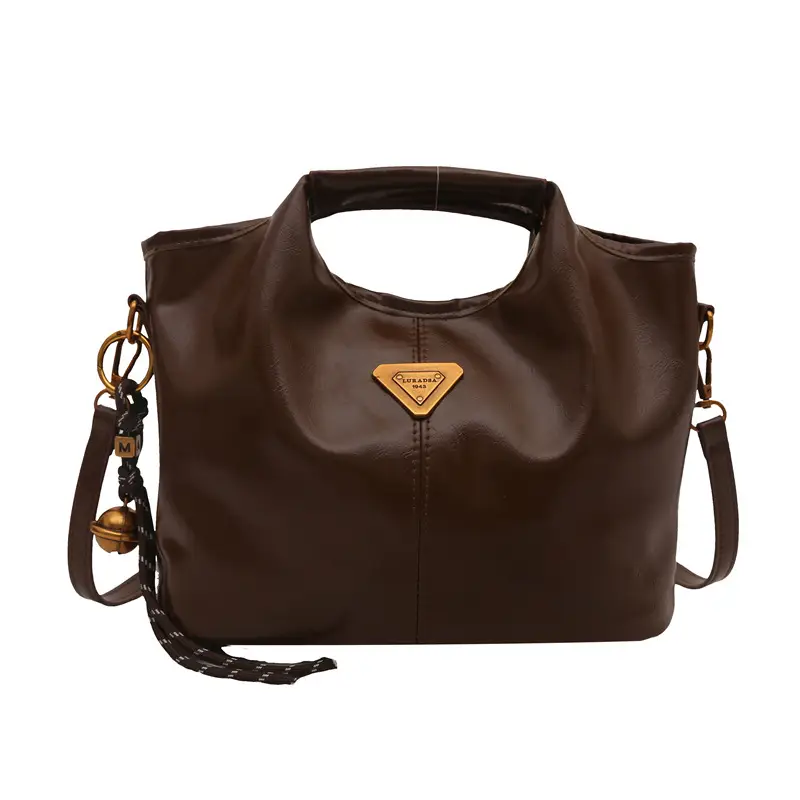 Vintage Brown Leather Shoulder Bag for Women 2024 - Image 7