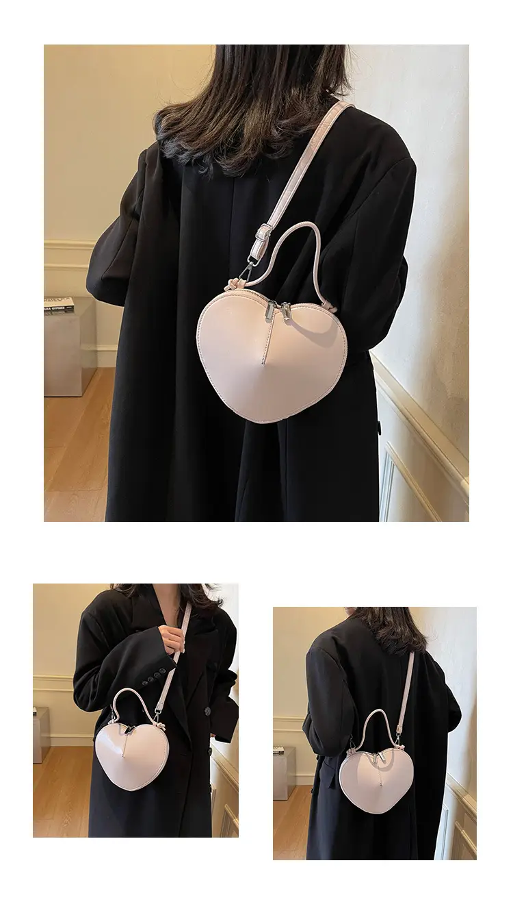 Heart Shaped Red Women's Crossbody Bag — feature 4