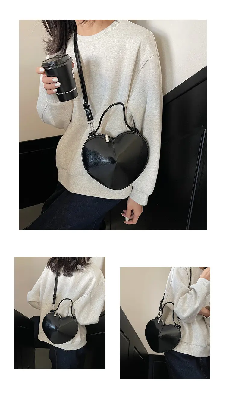 Heart Shaped Red Women's Crossbody Bag — feature 6