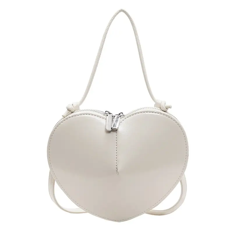 Heart Shaped Red Women's Crossbody Bag - Image 4
