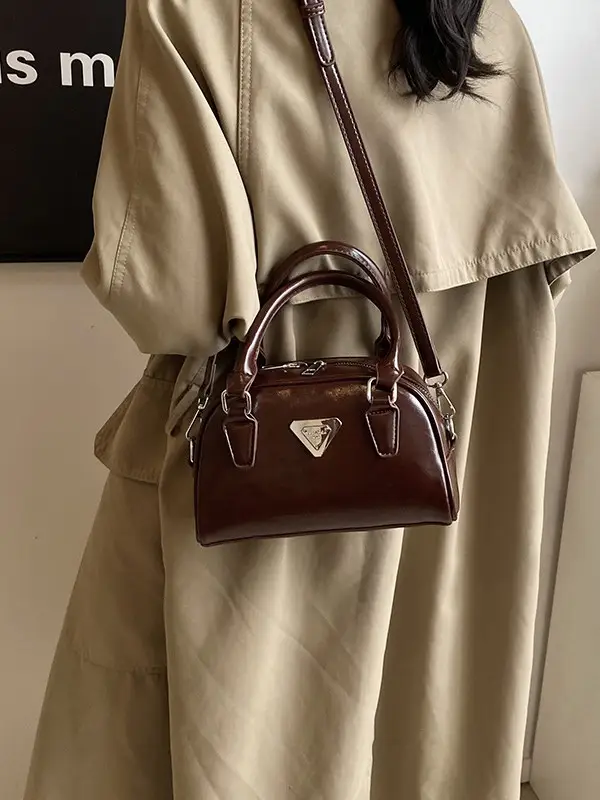Women's Brown Prada Style Shoulder Bag 2026