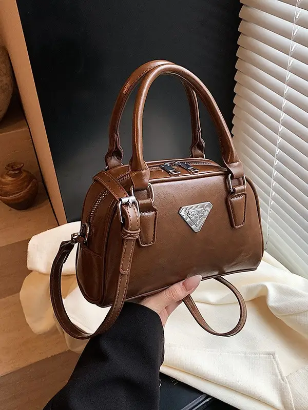 Women's Brown Prada Style Shoulder Bag 2026
