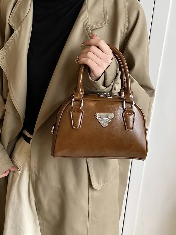 Women's Brown Prada Style Shoulder Bag 2026