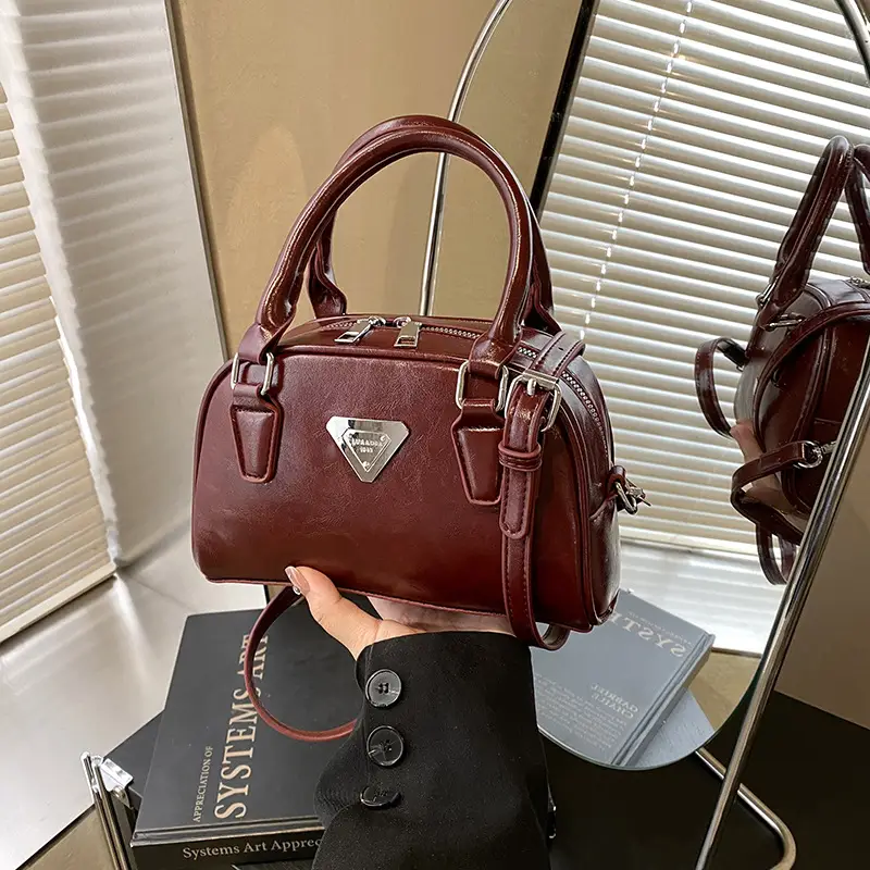 Women's Brown Prada Style Shoulder Bag 2026