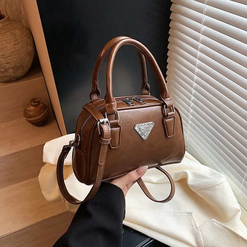 Women's Brown Prada Style Shoulder Bag 2026