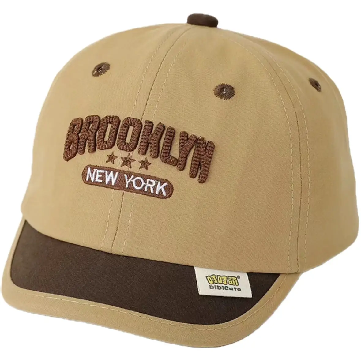 Baby Spring Hat Embroidered Letter Baseball Cap Color-matching Short Rim Cap Boys and Girls Sunshade Cap for Toddlers - Image 10