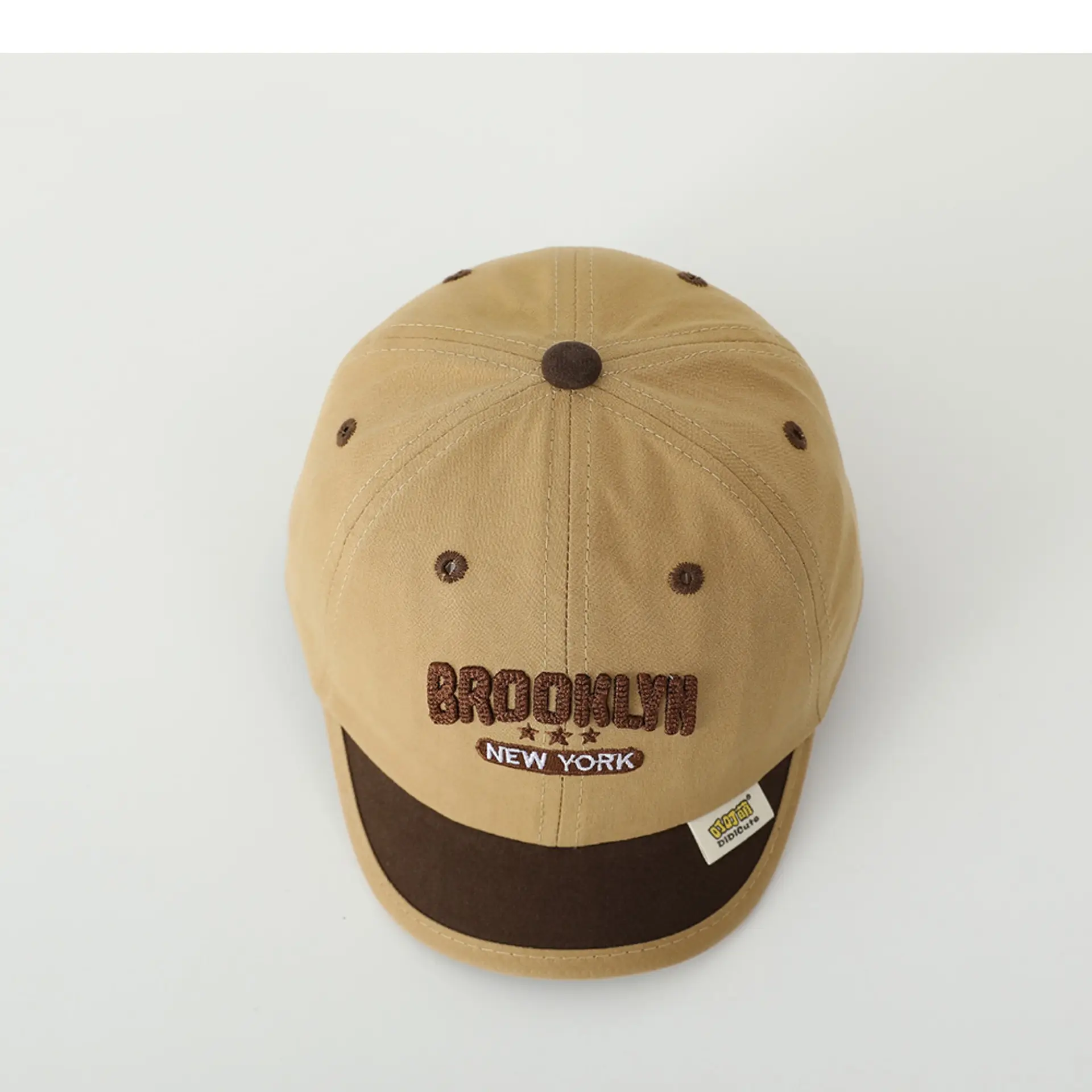 Baby Spring Hat Embroidered Letter Baseball Cap Color-matching Short Rim Cap Boys and Girls Sunshade Cap for Toddlers — feature 13