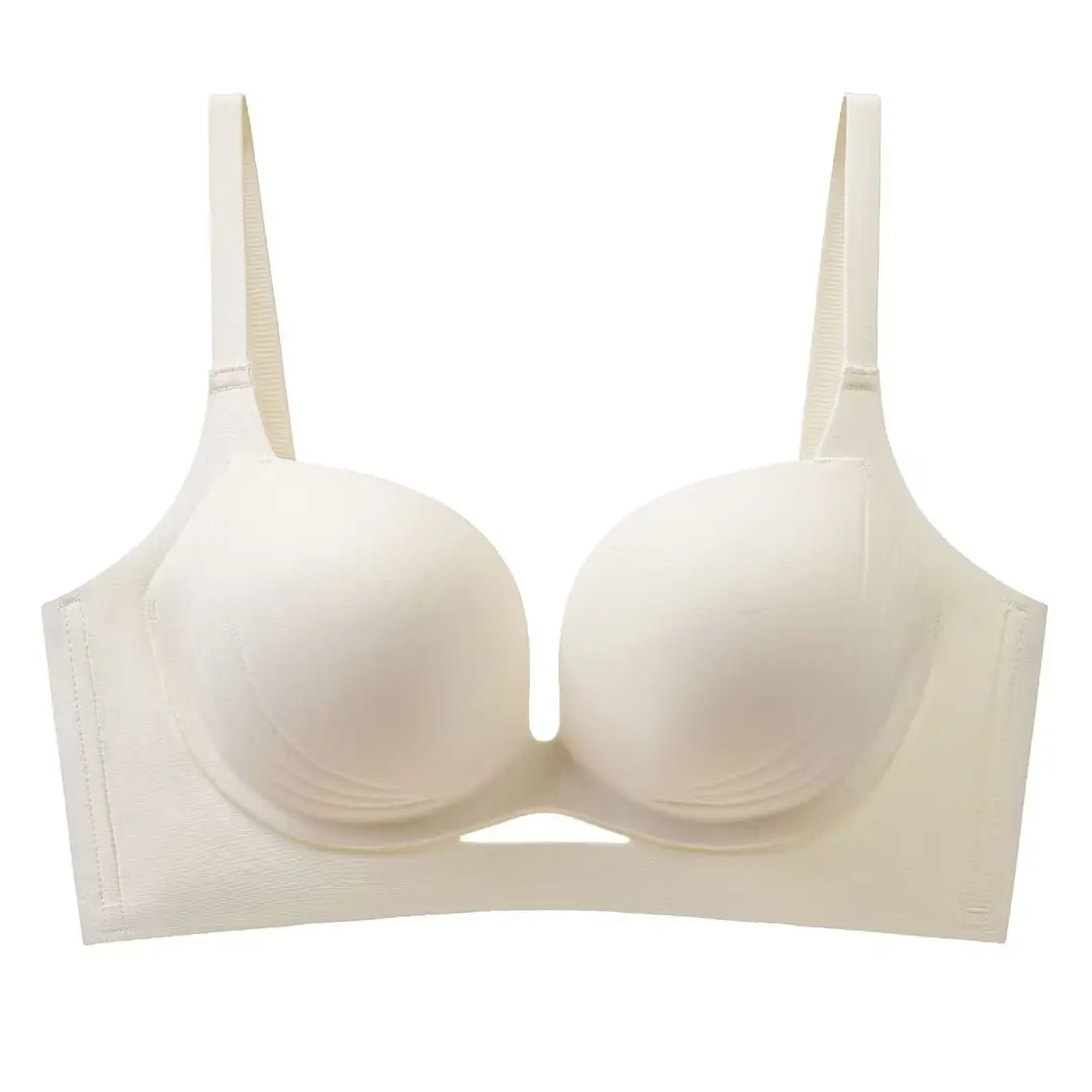 OEING Buy a Free Small Chest Gather to Show Large Upper Bracket Anti-sagging Parammary Adjustable Traceless Bra Cotton