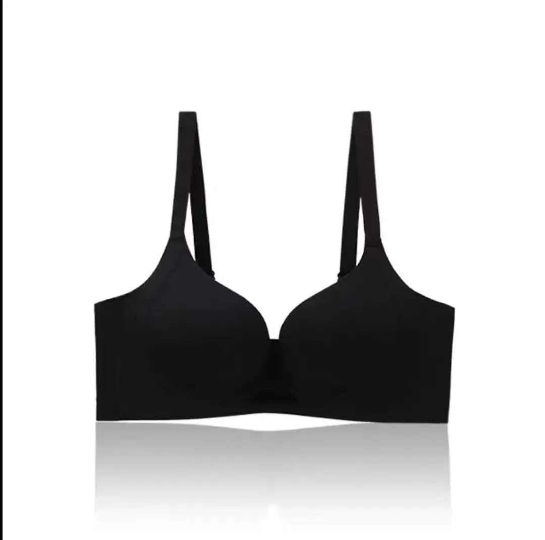 OEING Buy a Free Small Chest Gather to Show Large Upper Bracket Anti-sagging Parammary Adjustable Traceless Bra Cotton