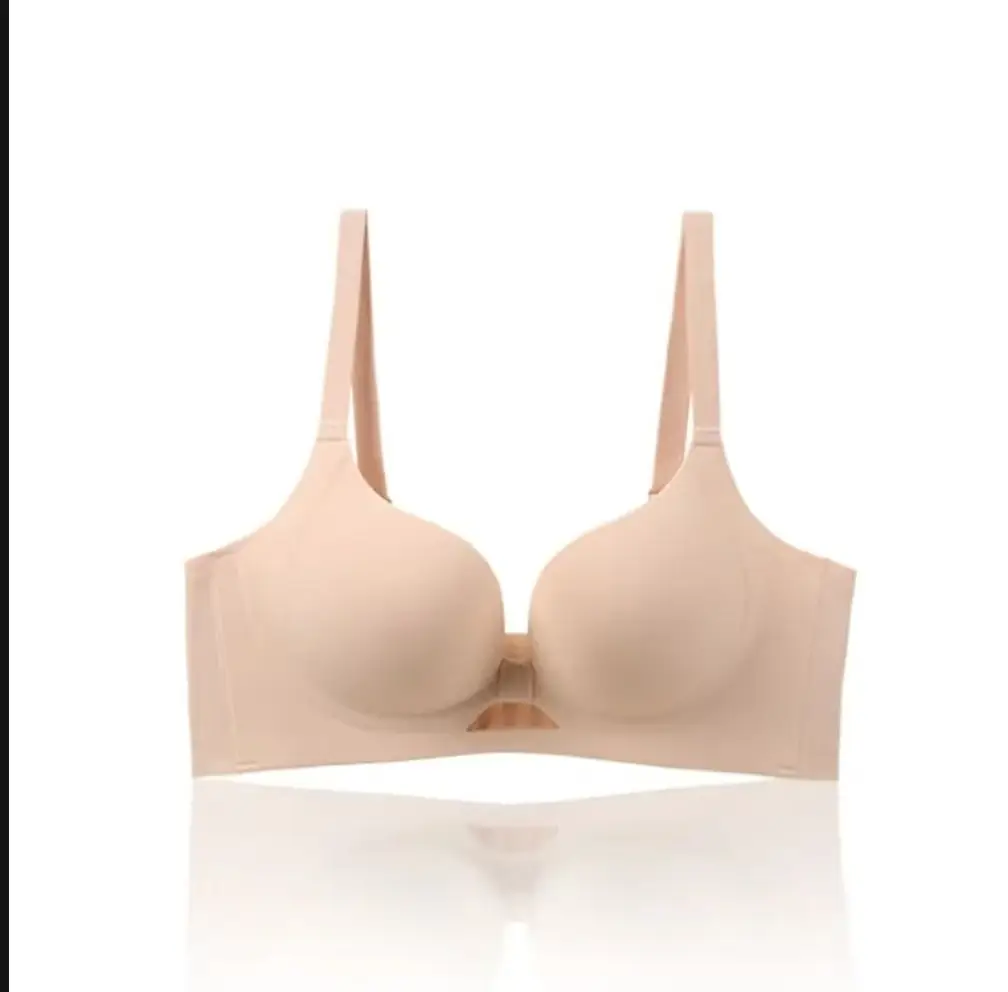 OEING Buy a Free Small Chest Gather to Show Large Upper Bracket Anti-sagging Parammary Adjustable Traceless Bra Cotton