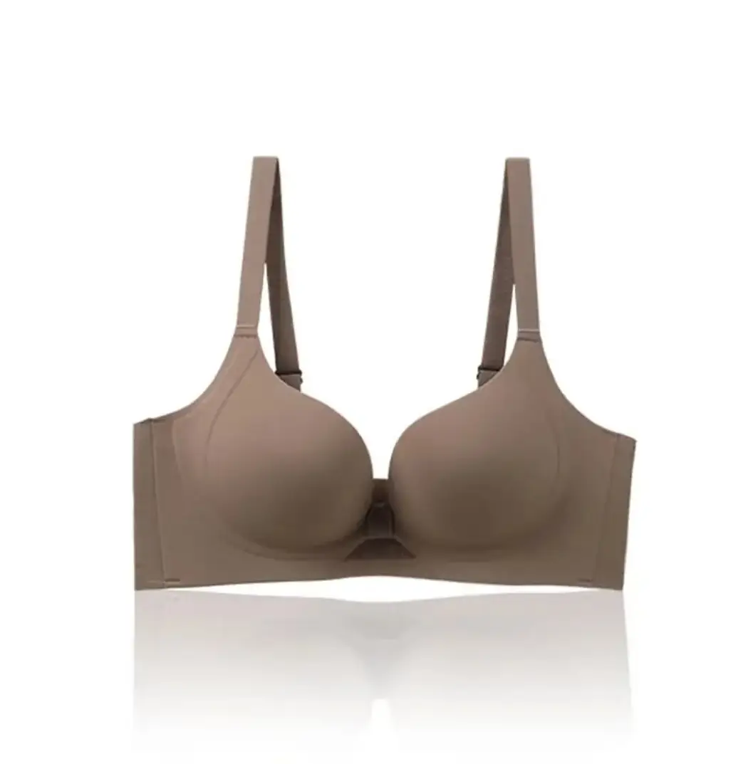 OEING Buy a Free Small Chest Gather to Show Large Upper Bracket Anti-sagging Parammary Adjustable Traceless Bra Cotton