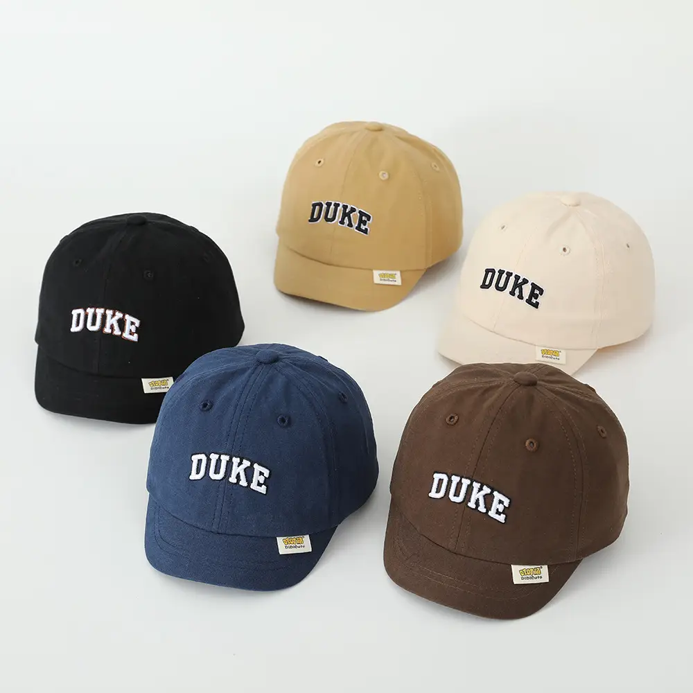 Korean Embroidered Kids Baseball Caps All Colors - Image 8