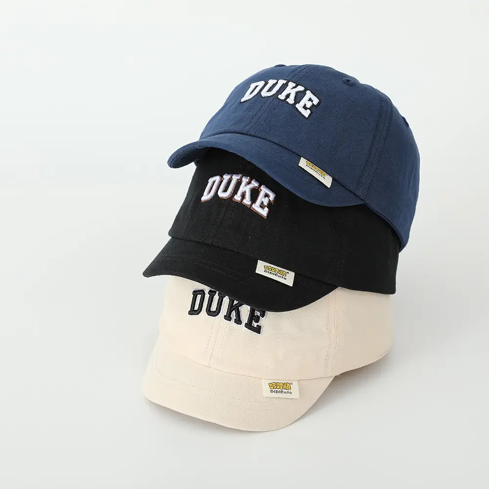 Korean Embroidered Kids Baseball Caps All Colors — feature 3