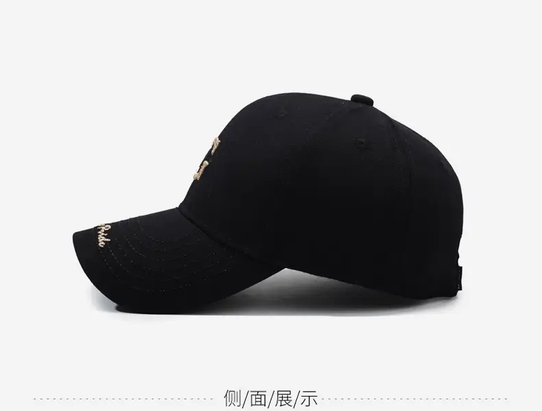 Pink Embroidered Baseball Cap for Women Men — feature 10