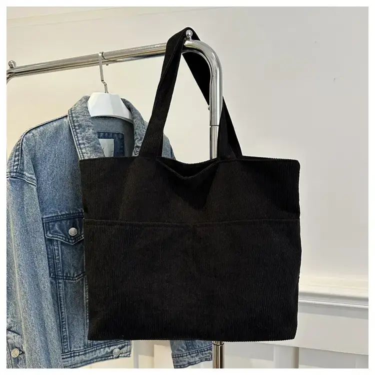 Korean Style Large Capacity Corduroy Bag Women's 2024 New — feature 26