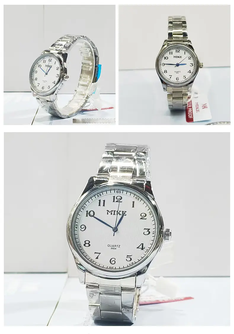 Men's Stainless Steel Analog Watch with Large Dial — feature 10
