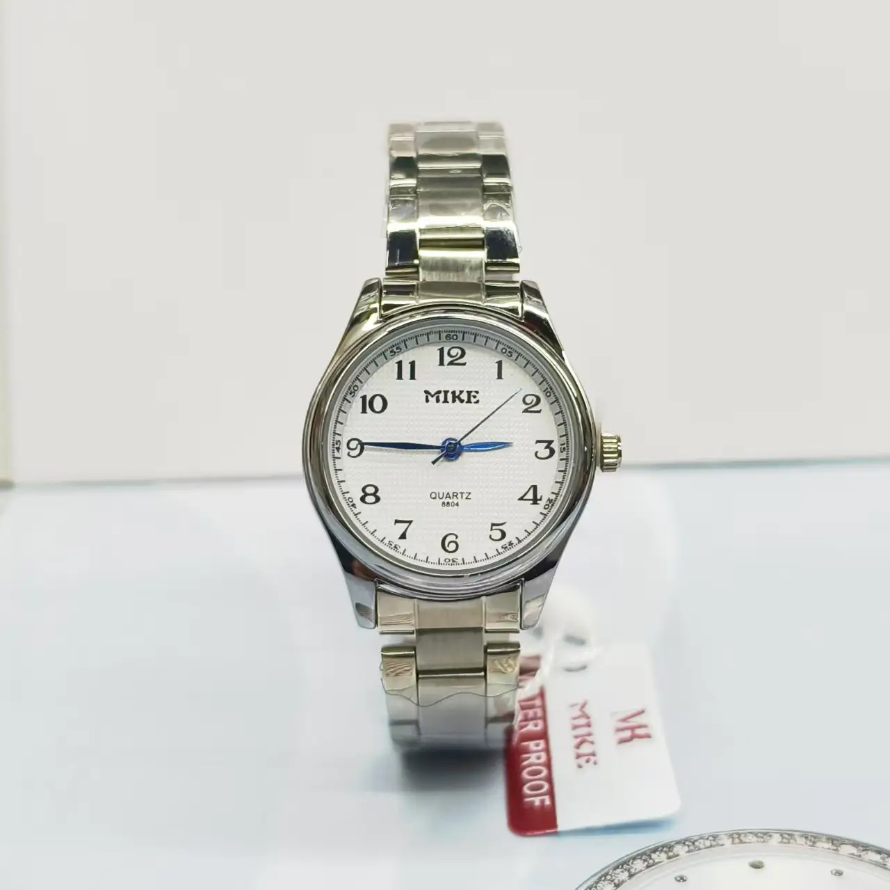 Men's Stainless Steel Analog Watch with Large Dial