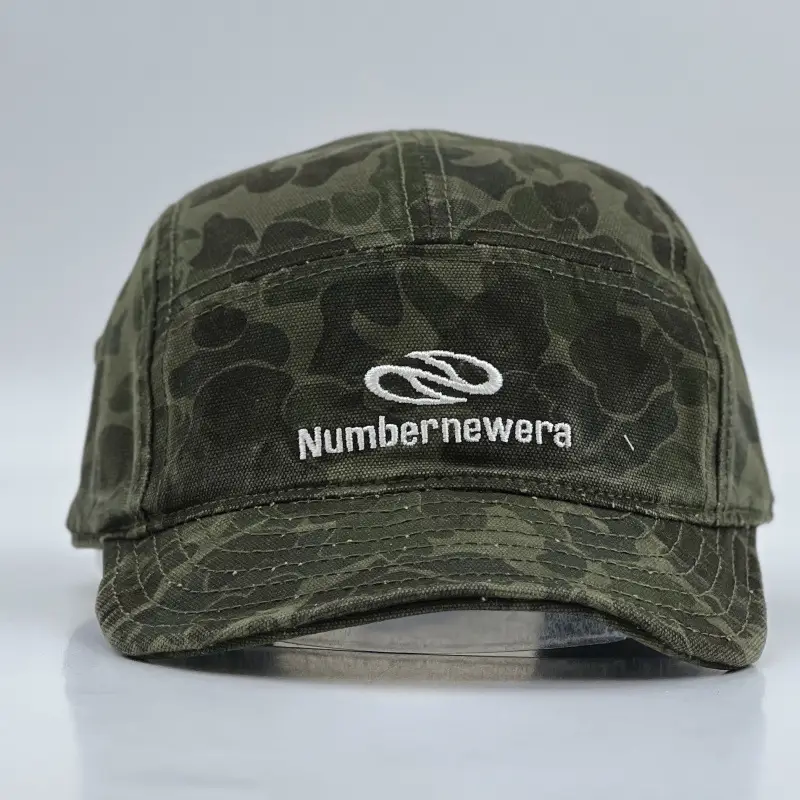 American Retro Camouflage Cap Women Wide Brim Sport Fashion