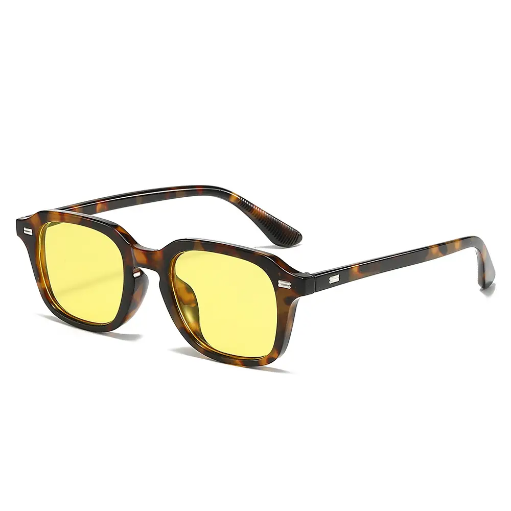 Men UV Protective Square Frame Sunglasses - Image 11