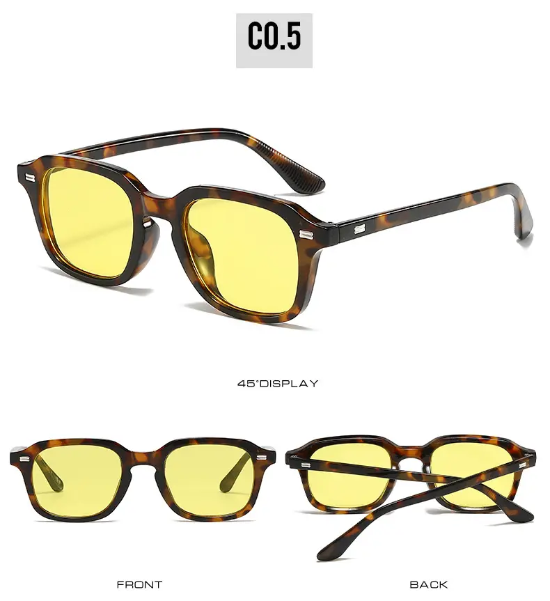 Men UV Protective Square Frame Sunglasses β feature 12