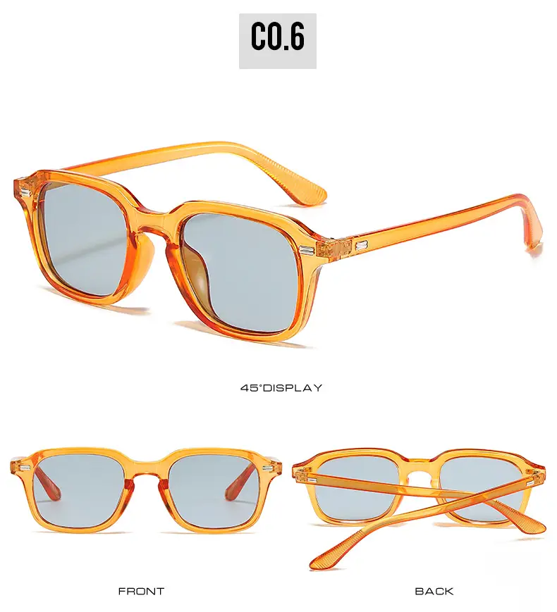 Men UV Protective Square Frame Sunglasses β feature 13