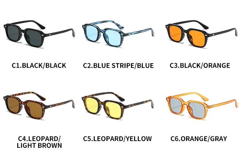 Men UV Protective Square Frame Sunglasses β feature 7