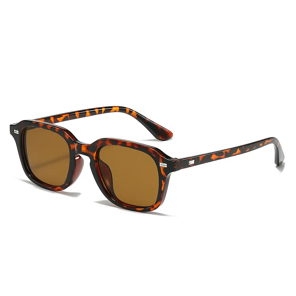 Men UV Protective Square Frame Sunglasses - Image 4