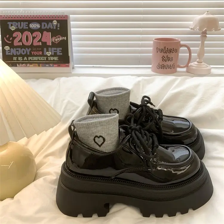 Vintage British Style Women's Black Leather Heels 2025 — feature 11
