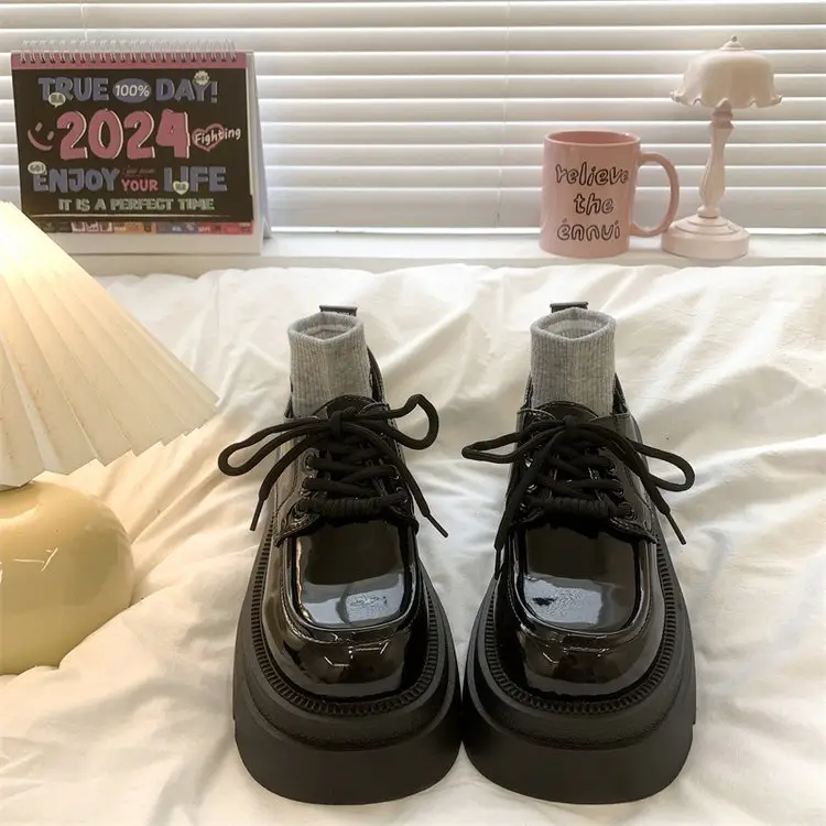 Vintage British Style Women's Black Leather Heels 2025 — feature 12