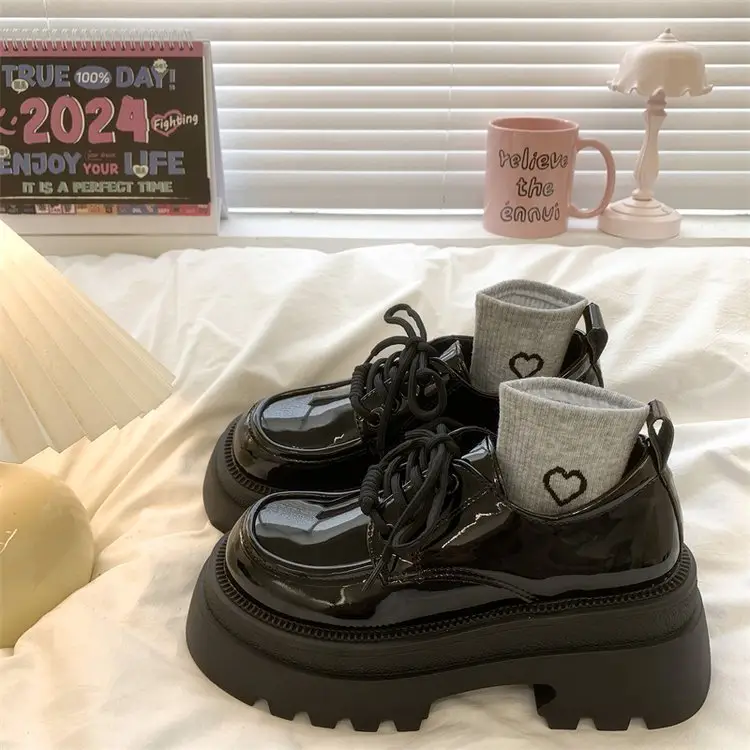 Vintage British Style Women's Black Leather Heels 2025 — feature 15