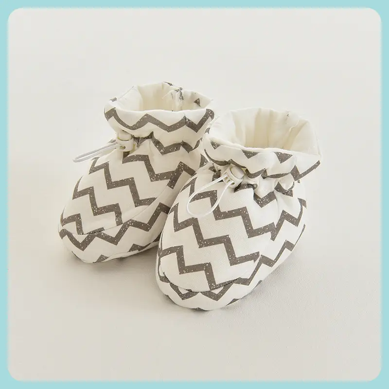 Newborn Baby Warm Winter Foot Cover Blue Star Pattern
