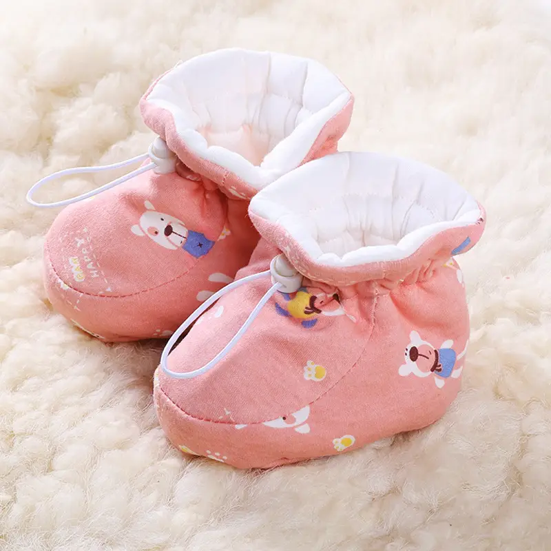 Newborn Baby Warm Winter Foot Cover Blue Star Pattern