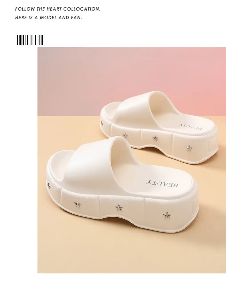 Eva Summer Slip-On Height-Increasing 6cm Thick-Soled Slippers for Women, Non-Slip and Height-Enhancing Sandals — feature 13