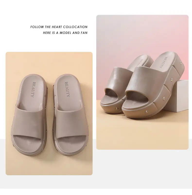 Eva Summer Slip-On Height-Increasing 6cm Thick-Soled Slippers for Women, Non-Slip and Height-Enhancing Sandals — feature 15