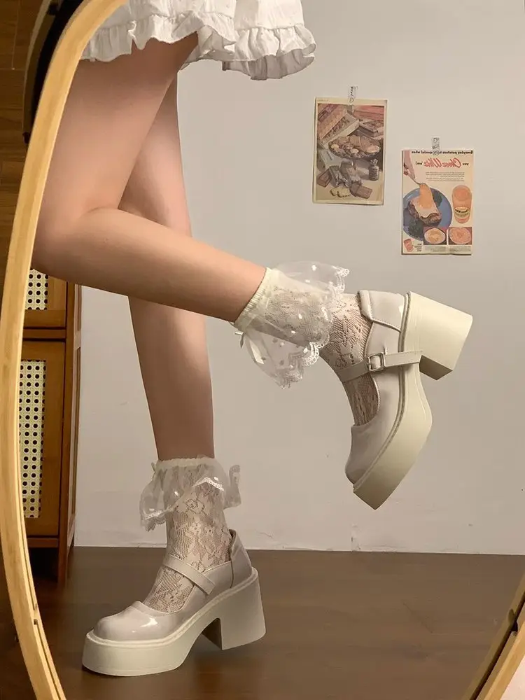 Women Thick Heeled Leather Mary Jane Shoes 2025 — feature 5