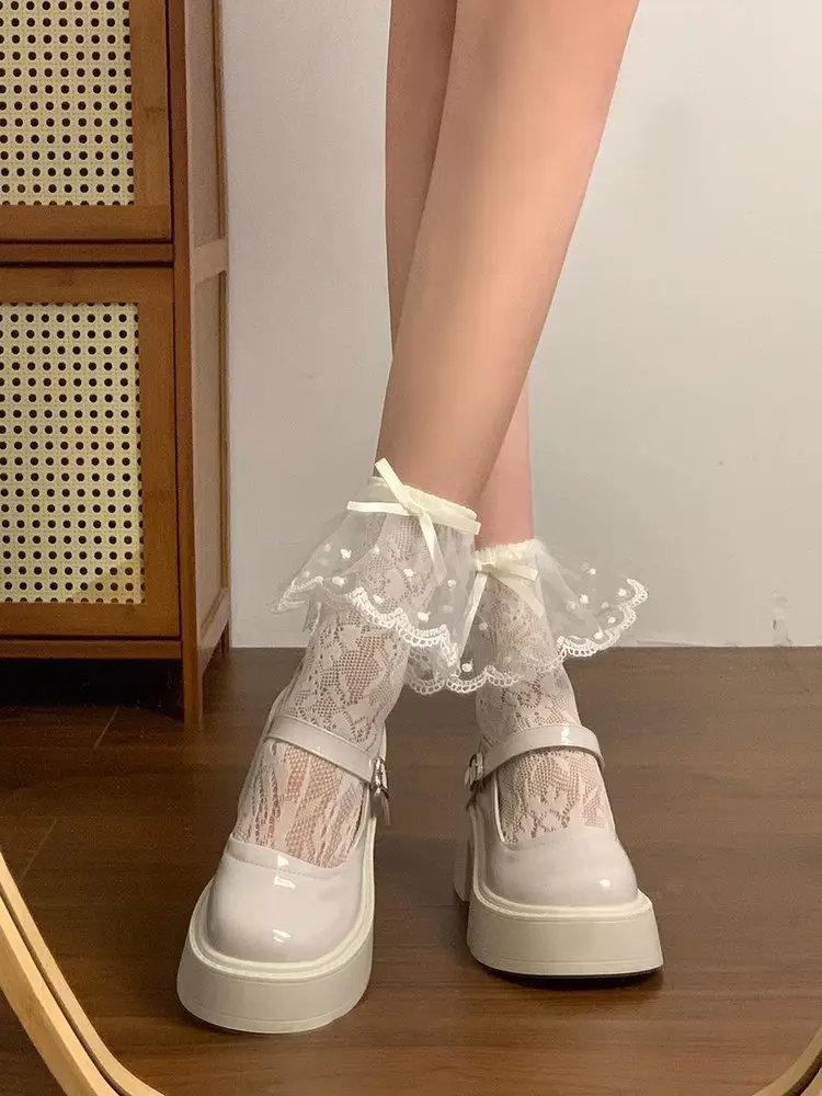 Women Thick Heeled Leather Mary Jane Shoes 2025 — feature 6