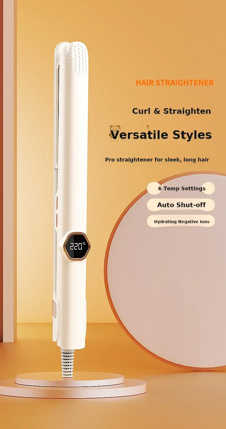 2025 Digital Display Hair Straightener with 10s Heat Control — feature 1