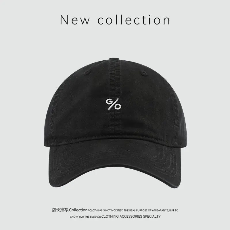 Japanese Embroidered Black Baseball Cap for Men — feature 12