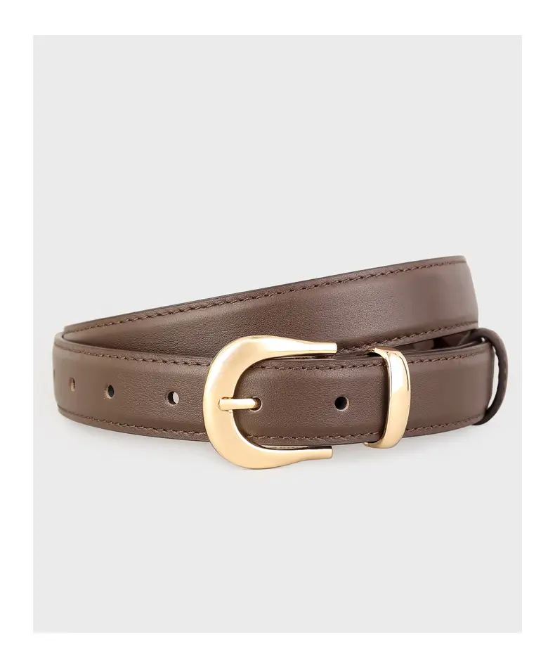 Women's Genuine Leather Belt Gold Buckle 2025 — feature 18