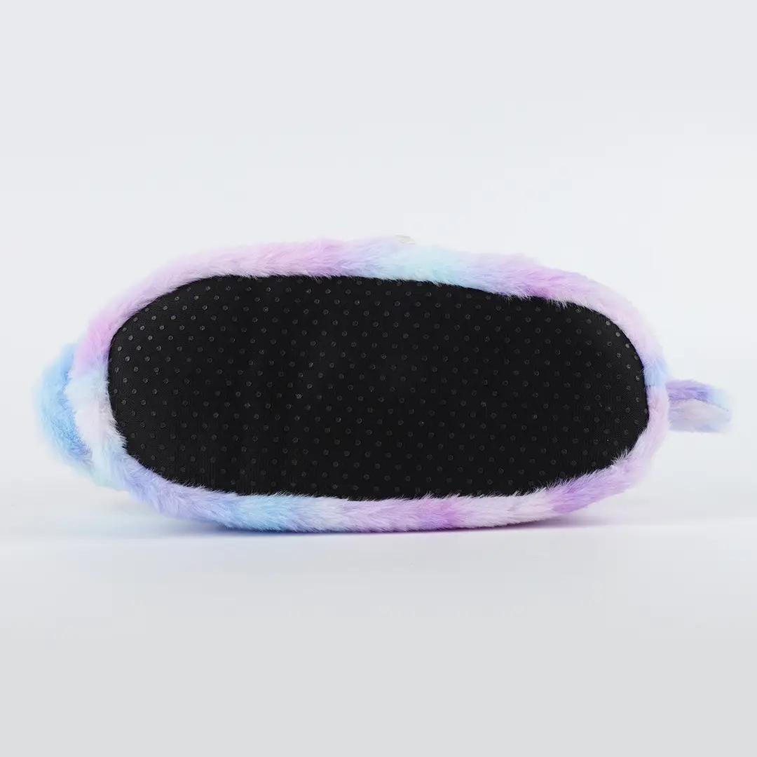 Color Unicorn Cotton Slippers Women's Winter Home Indoor Non-Slip Warm Baotou Cotton Shoes fleece-lined Mao Mao Moon Shoes — feature 5