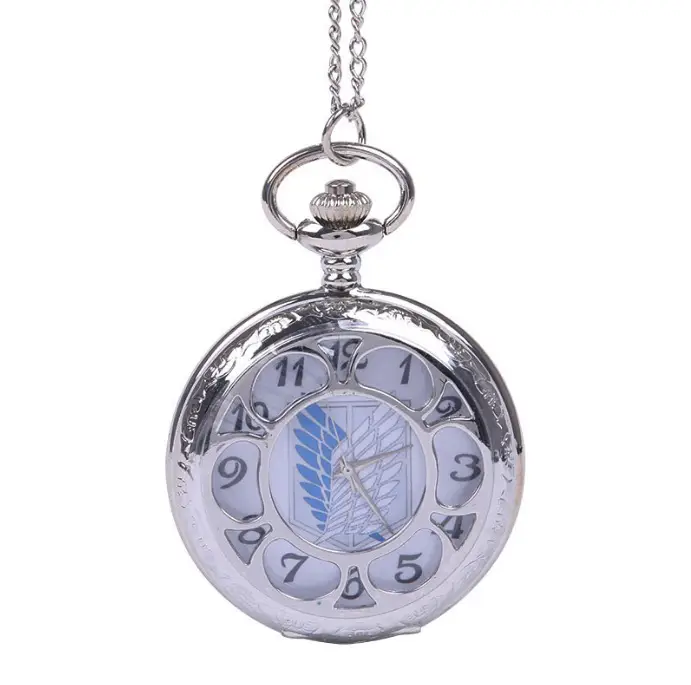 Bronze Hollow Flower Pocket Watch Quartz Flip-Top Large - Image 6