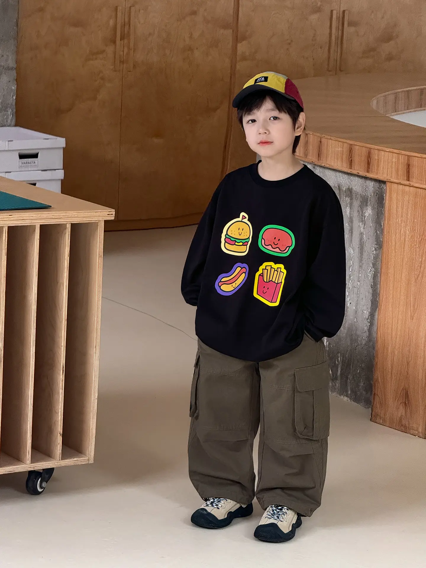 Tongku 2026 Kids T-Shirt with Hamburger Print - Image 6