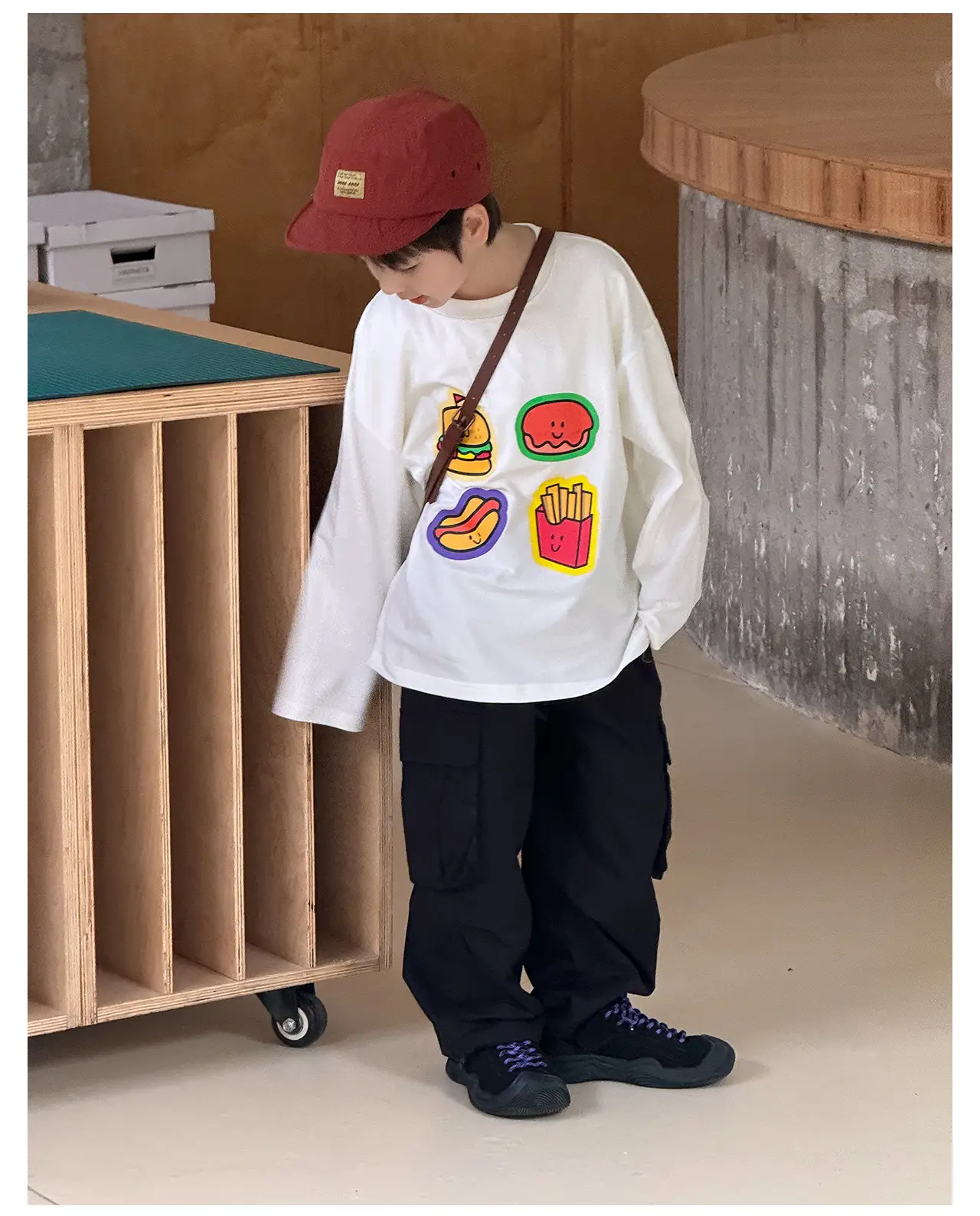 Tongku 2026 Kids T-Shirt with Hamburger Print — feature 15