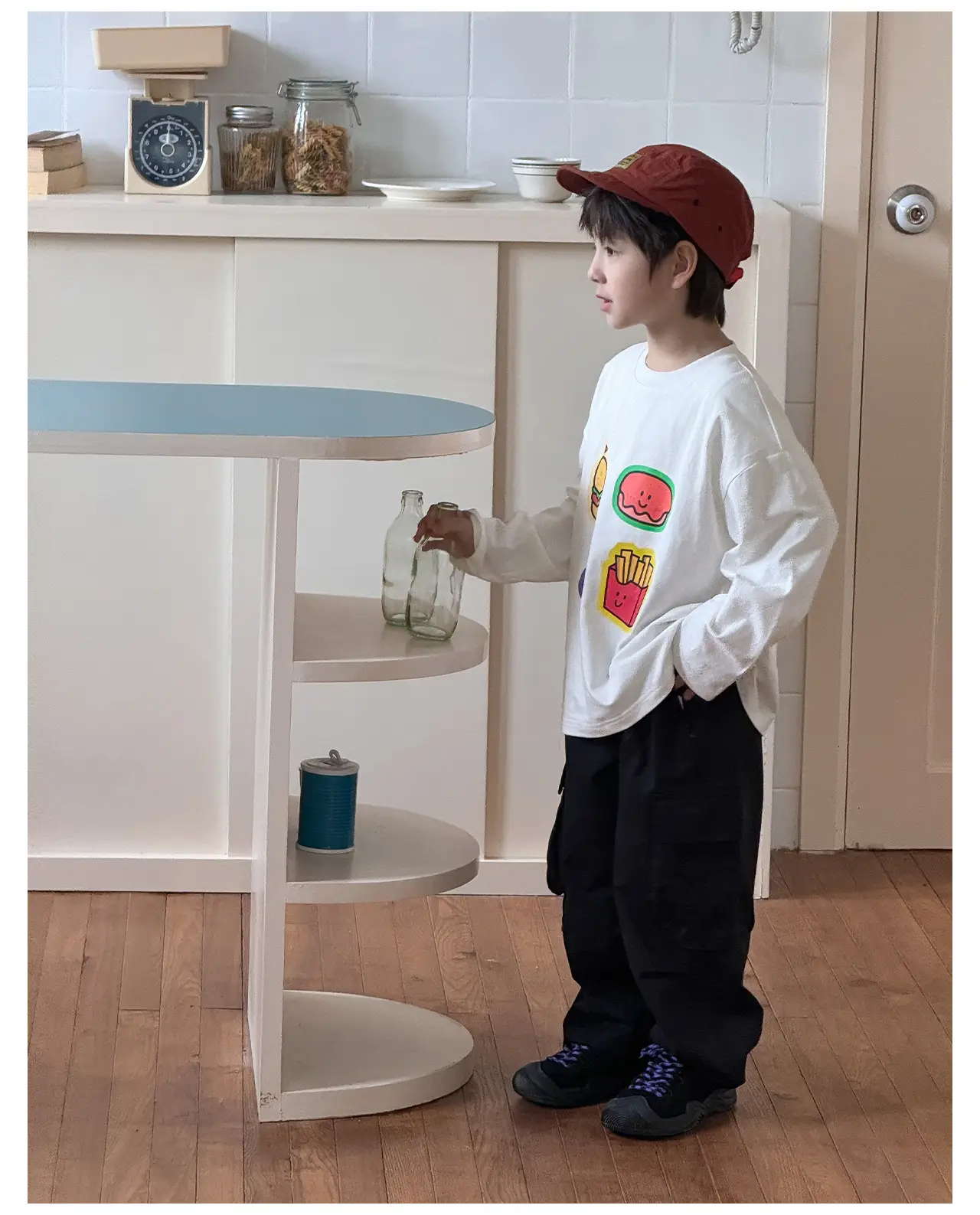Tongku 2026 Kids T-Shirt with Hamburger Print — feature 18