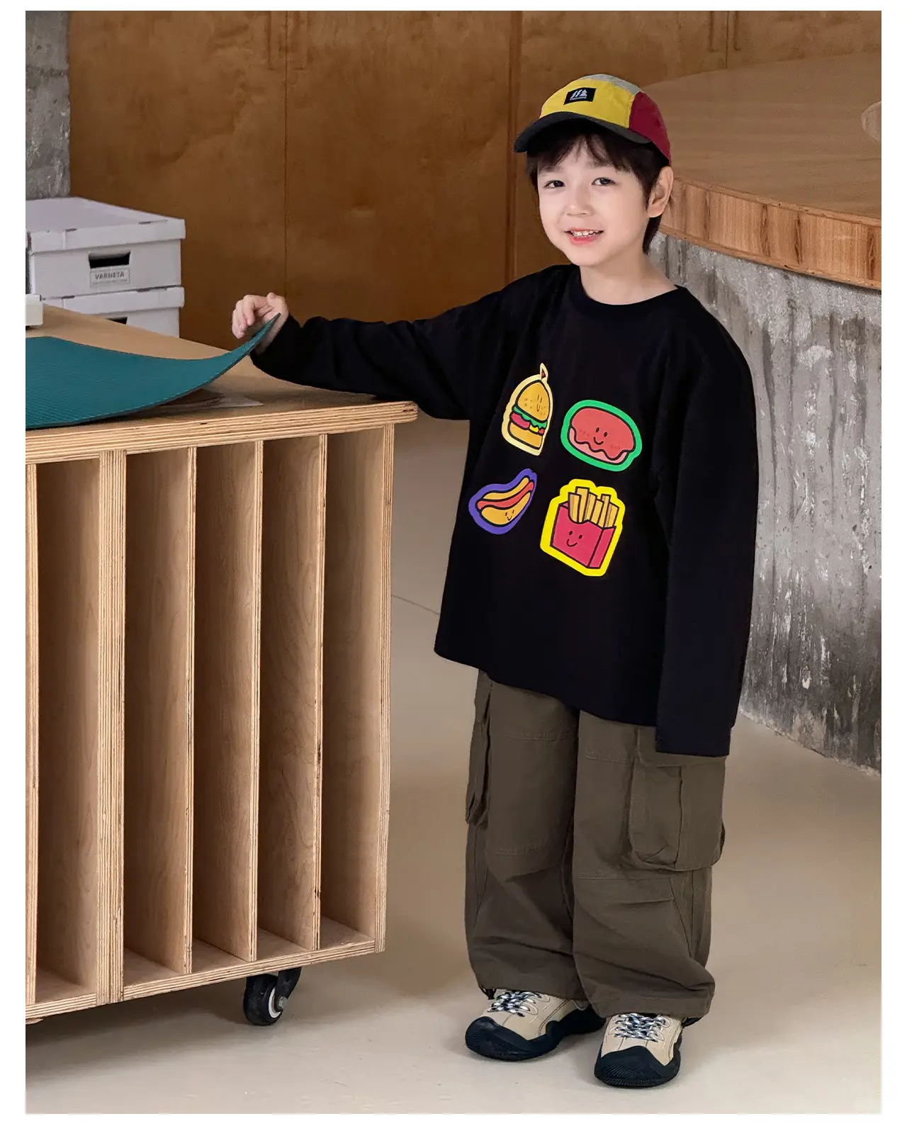 Tongku 2026 Kids T-Shirt with Hamburger Print — feature 20