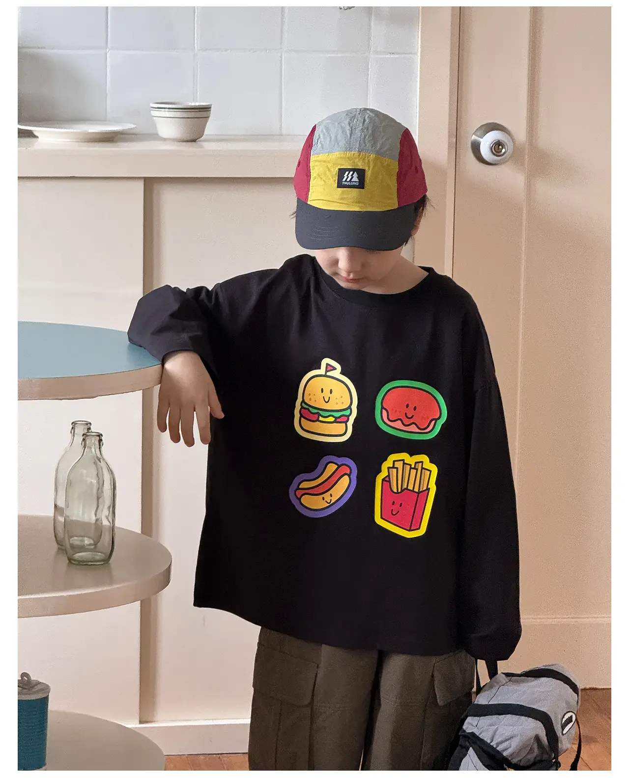 Tongku 2026 Kids T-Shirt with Hamburger Print — feature 26