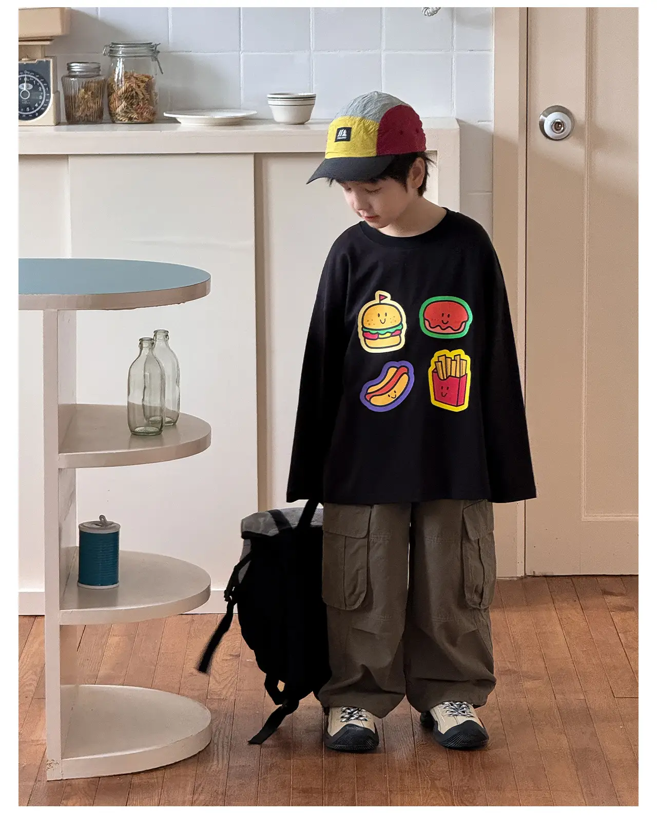 Tongku 2026 Kids T-Shirt with Hamburger Print — feature 27