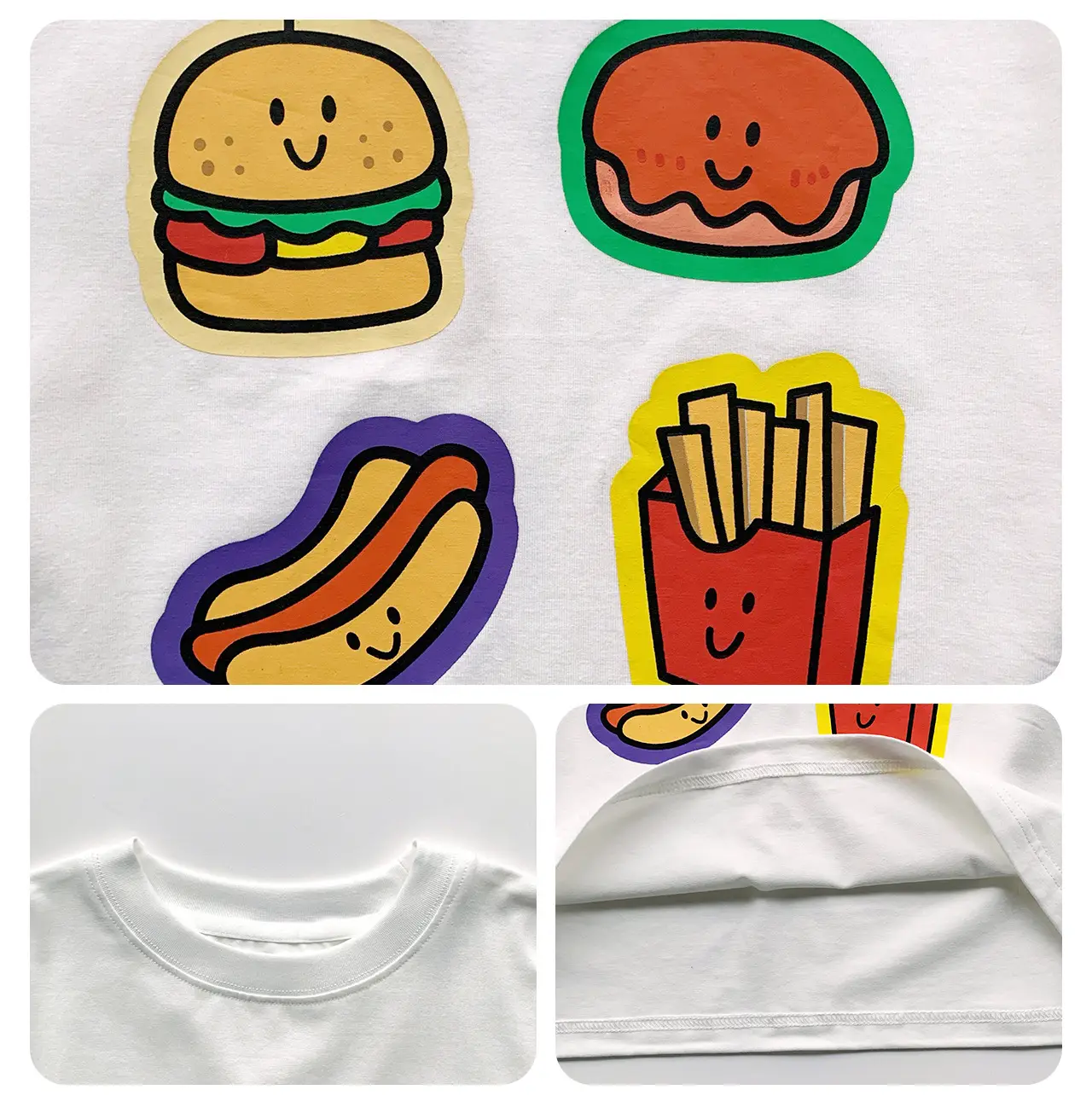 Tongku 2026 Kids T-Shirt with Hamburger Print — feature 6
