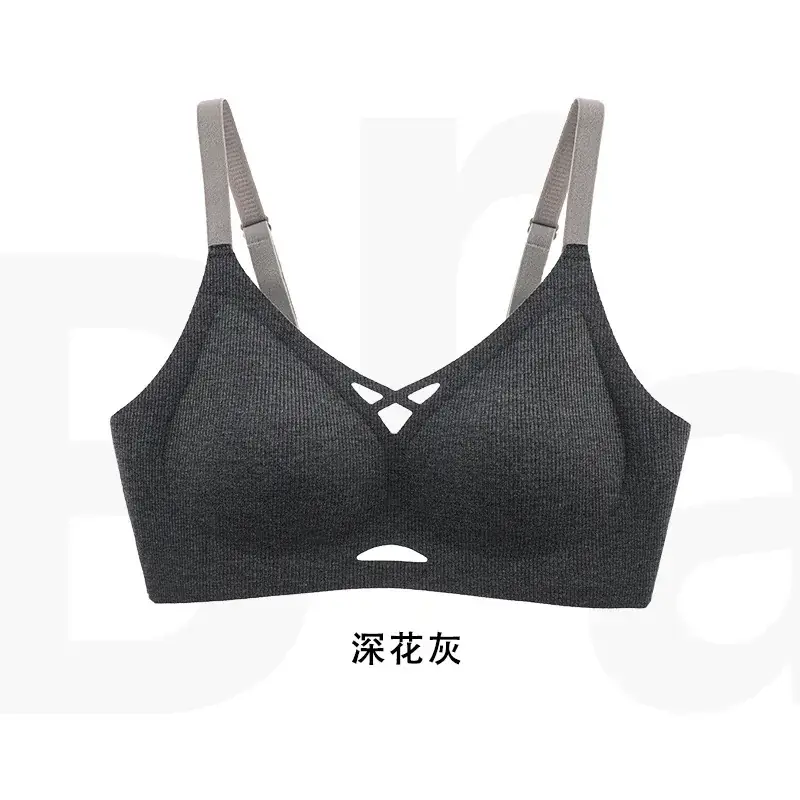 Jelly Gel Seamless Underwear Small Push-Up Support Bra - Image 3