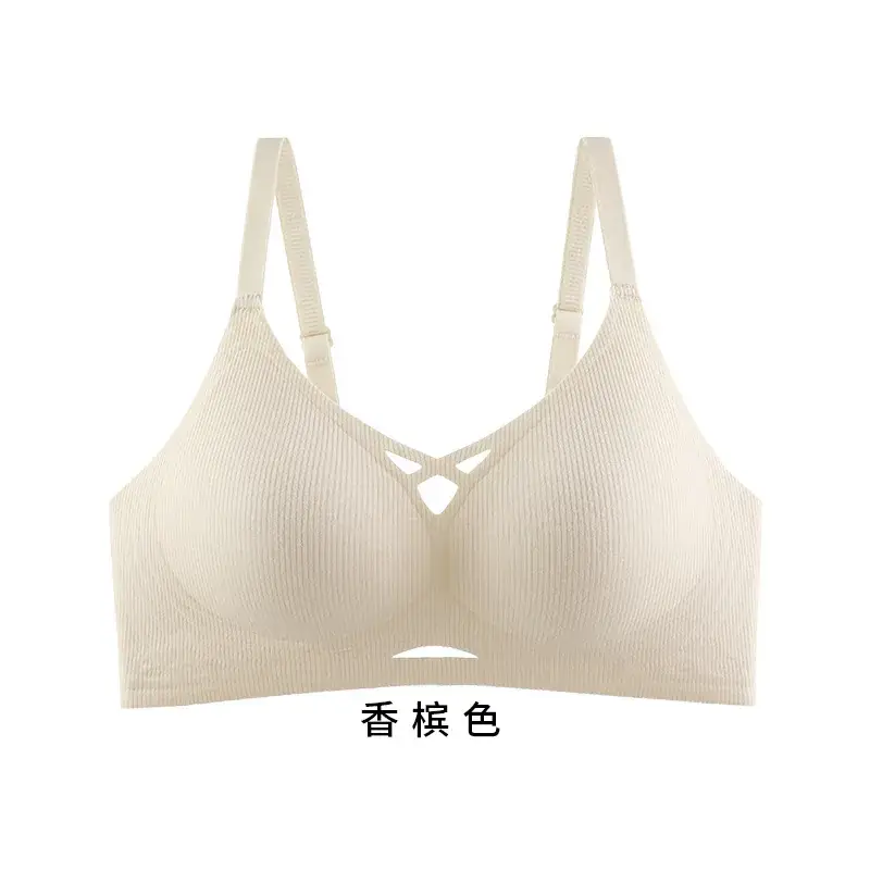 Jelly Gel Seamless Underwear Small Push-Up Support Bra - Image 5